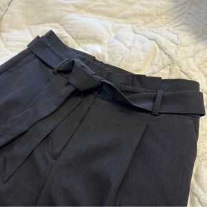 RW&Co Navy Paperbag Ankle Pant